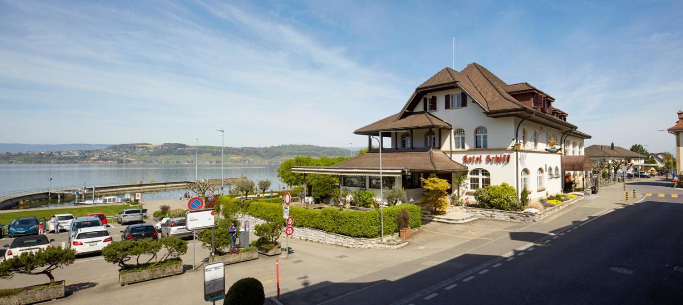 Hotel Schiff Am See Morat Extérieur photo