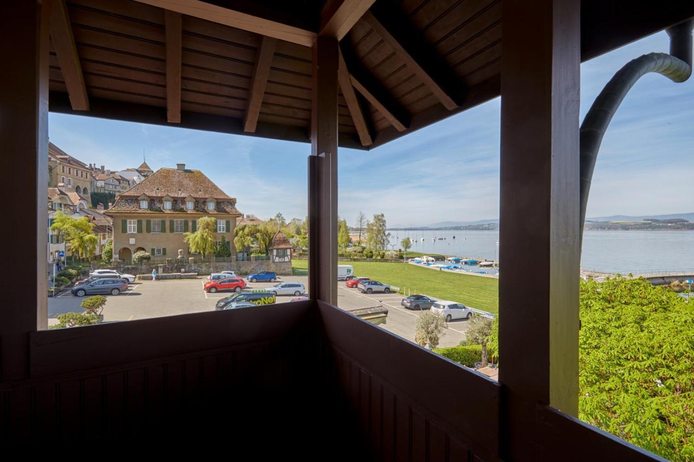 Hotel Schiff Am See Morat Extérieur photo